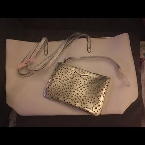 NWT: Victoria Secret Tote and Cosmetic Bag